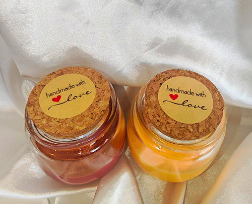 Organic soy wax jar candle - soy,