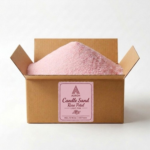 Scented candle sand rose petal - sand,