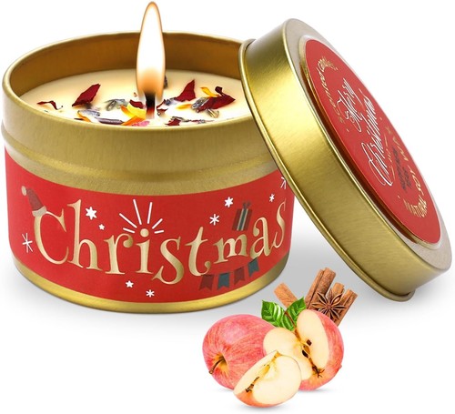 Christmas scented candle - christmas,