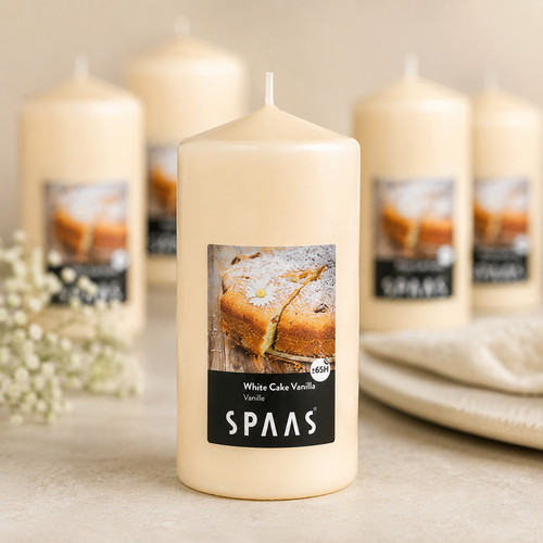 Spaas white cake vanilla - white,