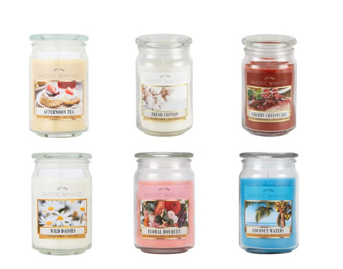 Pacific wax large scented - scented, jar