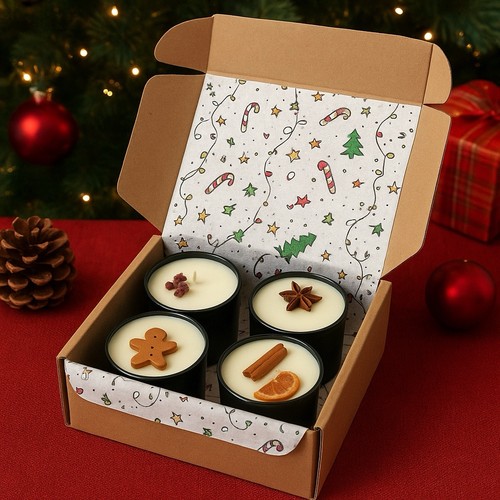 Christmas scented candles - christmas,