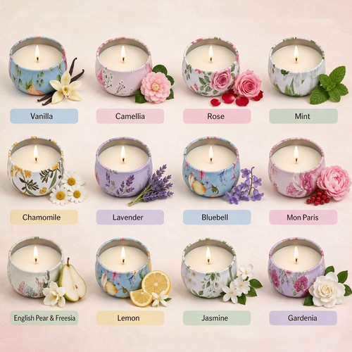 Scented candles gifts set 12 - scented,