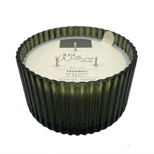 Large wick candle bergamot - candle, &