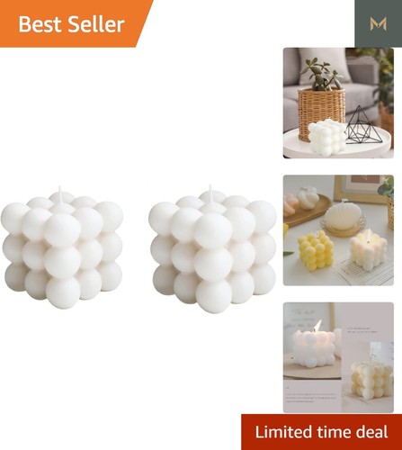 Contemporary bubble candle set - contemporary,