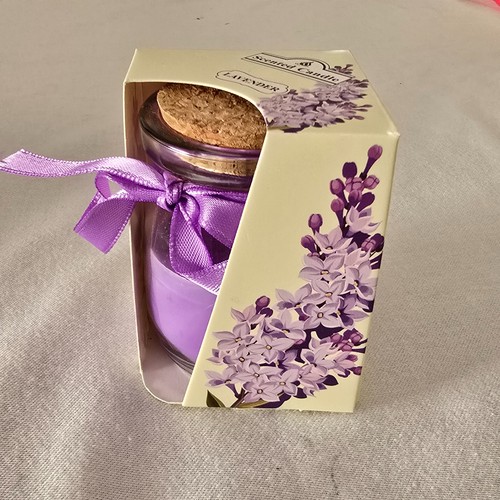 Lavender scented candle - lavender,