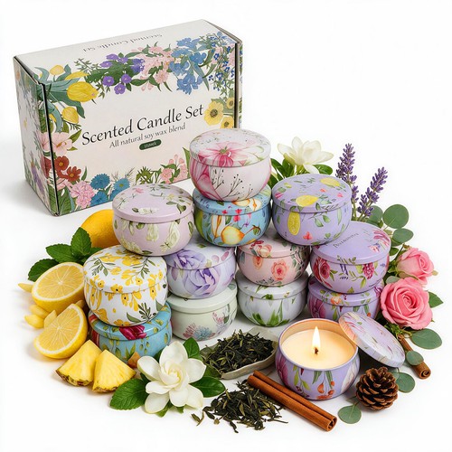 Pack scented candles - 12,