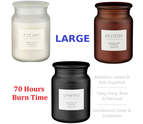 Large spa scented candle - large,