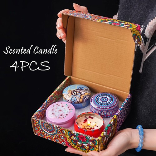 Scented candles gifts set 4 - scented,