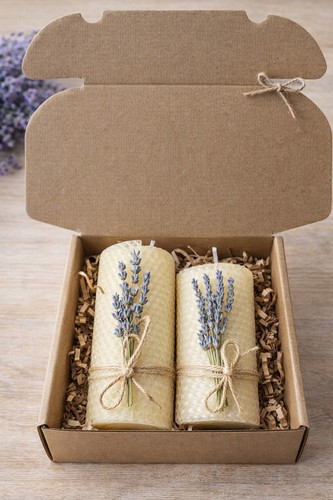 Lavender scented beeswax - scented,