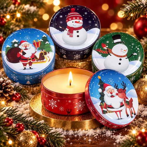 Set christmas scented tin - 4,
