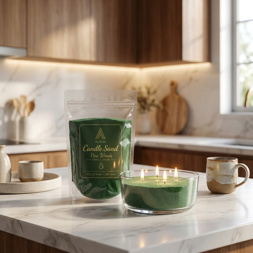500g candle sand - candle, forest