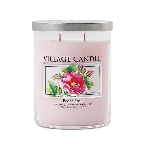 Scented village candle beach - village,