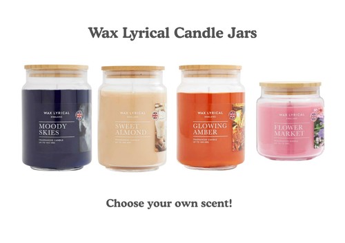 Wax lyrical scented candle jar - wax,