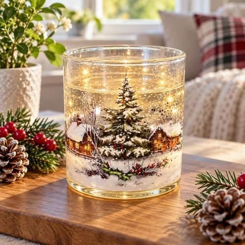 Christmas scented led candle - christmas,