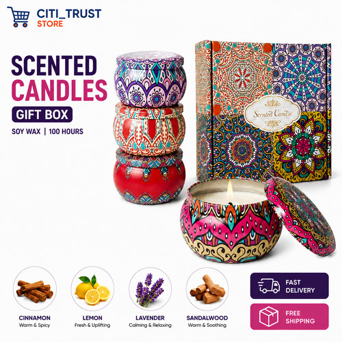 Scented candles gift - set, 1pcs