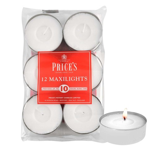 Candles maxi tealights pack - candles,