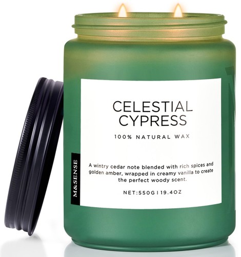 Large 550g soy - scented, candle