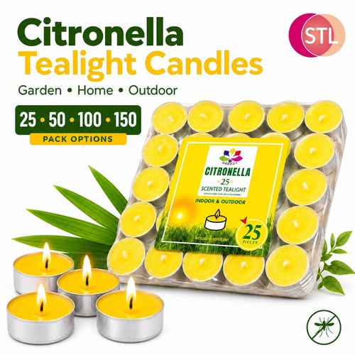 Citronella tealight candles - tealight,