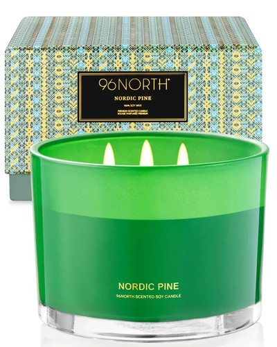 Luxury pine soy candle - soy,