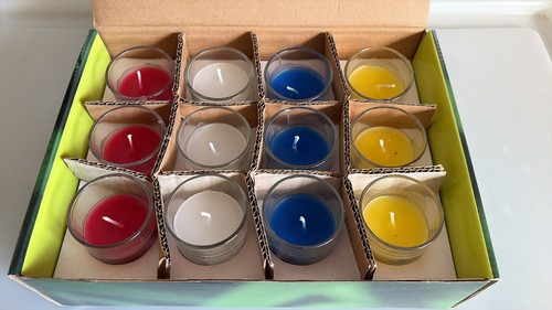 Box scented votive - box, 12