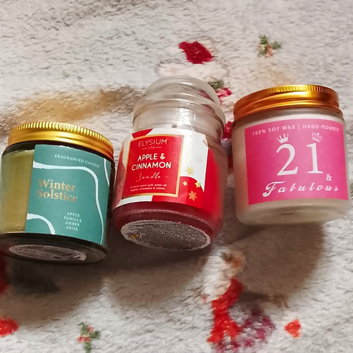 Pack scented jar candles - 3,