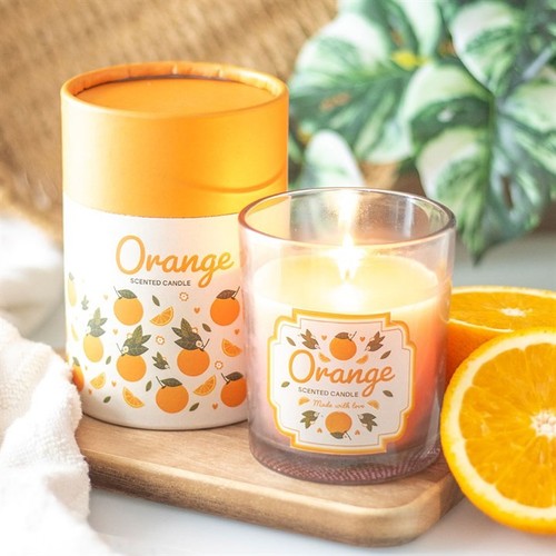 Orange scented candle hour - 25,