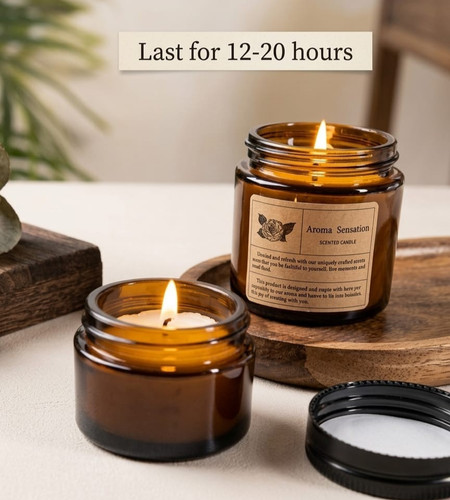 Handmade soy wax - candle, jar