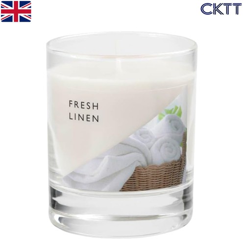 Handcrafted fresh linen candle - fresh,